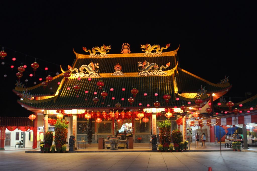 Chinese temple in Johor Bahru
